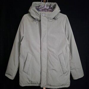NWOT ABERCROMBIE & FITCH REFINED PARKA JACKET COAT OLIVE GREEN MENS S